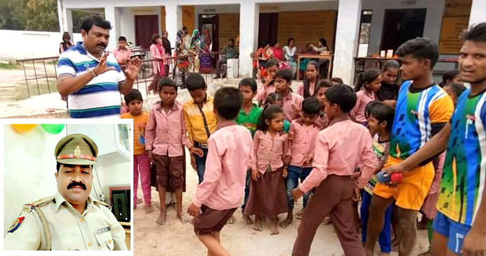 खाकी वर्दी वाला द्रोणाचार्य बच्चों में जगा रहा है शिक्षा की अलख, मिलेगा सम्मान