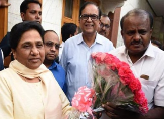 कर्नाटक : मायावती ने अपने विधायक से कहा- कुमारस्वामी के पक्ष में वोट दें