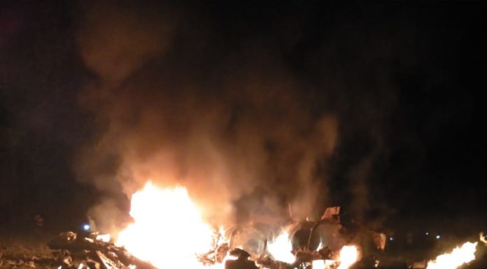 तेजपुर में सुखोई विमान दुर्घटनाग्रस्त