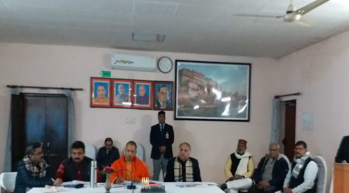 यूपी : योगी ने काशी विश्वनाथ धाम कॉरिडोर का किया निरीक्षण