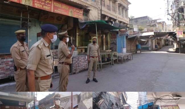 नक्खास का कुछ इलाका भी सील, अघोषित कफर्यू जैसा माहौल