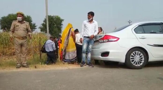 हाथरस कांड: CBI की टीम पीड़ित परिवार को लेकर घटना स्थल पर पहुंची