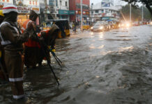 तेलंगाना में हुई भारी बारिश , रेड अलर्ट जारी