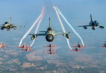 लड़ाकू विमानों ने दुनिया को दिखाई ताकत