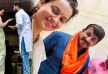 चिराग के बाद संसद में, इन सितारों से मिलकर खिलखिलाईं कंगना