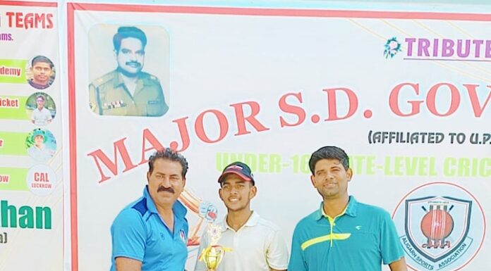 सम्यक व अंश की जोरदार बल्लेबाजी से लखनऊ की शानदार जीत